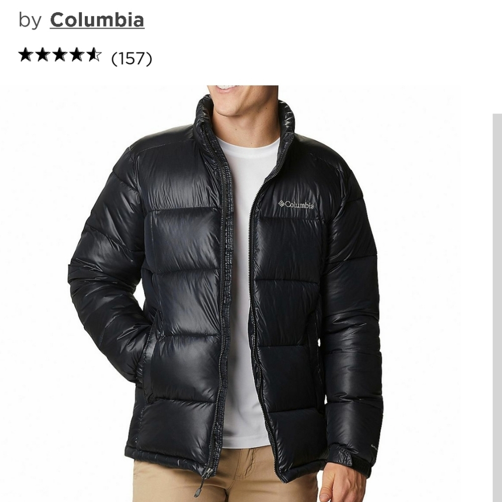 Columbia Men's Black Quilted Puffer Jacket